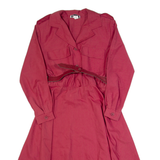 JESSICA LANE Womens A-Line Dress Red Long Sleeve Long M
