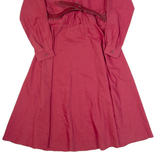 JESSICA LANE Womens A-Line Dress Red Long Sleeve Long M
