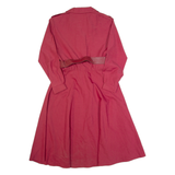 JESSICA LANE Womens A-Line Dress Red Long Sleeve Long M