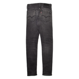 LEVI'S 510 BIG E Jeans Mens Grey Slim Skinny Stone Wash W27 L29