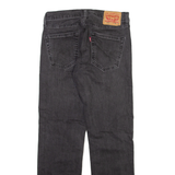 LEVI'S 514 Jeans Mens Green Slim Straight Stone Wash W29 L30