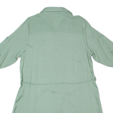 ONLY FASHION Womens Shirt Dress Green Knee Length L