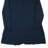 KAPPA ROBE DI Oversized Womens Shirt Dress Blue Spotted Knee Length S