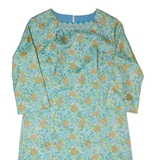 Womens Day Dress Cream 90s Floral Midi L