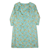 Womens Day Dress Cream 90s Floral Midi L