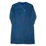 Womens Day Dress Blue 90s Paisley Midi L