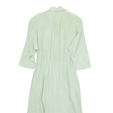 KWAI Womens Day Dress Green Long Sleeve Midi UK 8
