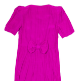 PETITE JAZZ Womens Pencil Dress Pink 90s Short Sleeve Knee Length S