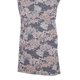 PHASE EIGHT Womens A-Line Dress Grey Floral Short Sleeve Knee Length UK 10