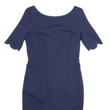 BODEN Womens Pencil Dress Blue Short Sleeve Knee Length UK 10