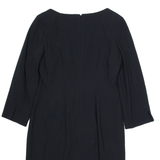 LK BENNETT Womens Shift Dress Black Wool Knee Length UK 10