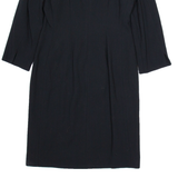 LK BENNETT Womens Shift Dress Black Wool Knee Length UK 10