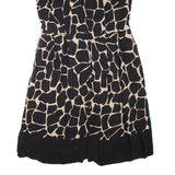 HOBBS LONDON Womens Shirt Dress Black Spotted Sleeveless Knee Length XL