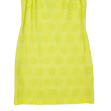 REISS Womens Shift Dress Green Viscose Sleeveless Knee Length UK 10