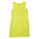 REISS Womens Shift Dress Green Viscose Sleeveless Knee Length UK 10