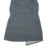 BODEN Womens Wrap Dress Blue Viscose Long Sleeve Midi UK 14