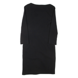 REISS Womens Pencil Dress Black Long Sleeve Knee Length UK 6