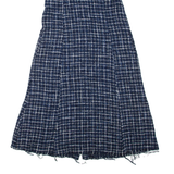 ZARA Womens Day Dress Blue Short Sleeve Midi L