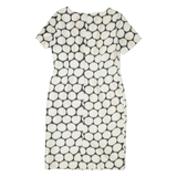 JACQUES VERT Womens Pencil Dress Beige Spotted Short Sleeve Knee Length XL