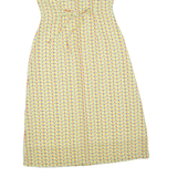 Womens Day Dress Green Spotted Sleeveless Midi M