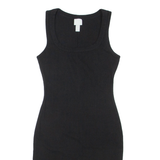 H&M Womens Bodycon Dress Black Sleeveless Short XS