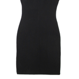 H&M Womens Bodycon Dress Black Sleeveless Short XS
