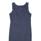 EMPORIO ARMANI Womens Pencil Dress Grey Sleeveless Knee Length S