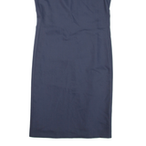 EMPORIO ARMANI Womens Pencil Dress Grey Sleeveless Knee Length S