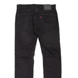 LEVI'S 511 Jeans Distressed Mens Black Slim Straight W31 L30