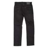 LEVI'S 511 Jeans Distressed Mens Black Slim Straight W31 L30