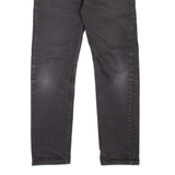 LEVI'S 502 Jeans Mens Black Regular Tapered W29 L30