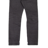 LEVI'S 502 Jeans Mens Black Regular Tapered W29 L30