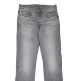 LEVI'S 514 Jeans Mens Grey Slim Straight Stone Wash W31 L32