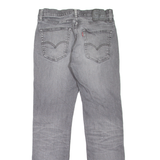 LEVI'S 514 Jeans Mens Grey Slim Straight Stone Wash W31 L32
