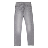 LEVI'S 510 Jeans Mens Grey Slim Skinny Stone Wash W29 L29