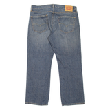 LEVI'S 559 Jeans Mens Blue Relaxed Straight Stone Wash W36 L30