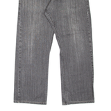 LEVI'S 514 Jeans Mens Grey Slim Straight Stone Wash W34 L26