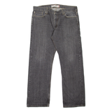 LEVI'S 514 Jeans Mens Grey Slim Straight W36 L30