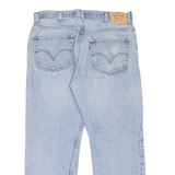 LEVI'S 505 Jeans Mens Blue Regular Straight Stone Wash W38 L30
