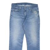 LEVI'S 514 Jeans Mens Blue Slim Straight Stone Wash W38 L32