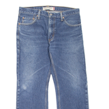 LEVI'S 505 Jeans Mens Blue Regular Straight Stone Wash W34 L29