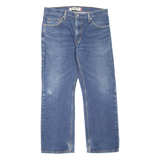 LEVI'S 505 Jeans Mens Blue Regular Straight Stone Wash W34 L29
