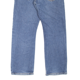LEVI'S 505 Jeans Mens Blue Regular Straight Stone Wash W34 L29
