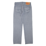 LEVI'S 501 Jeans Womens Grey Regular Straight W32 L32