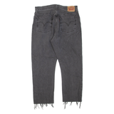 LEVI'S 501 Jeans Mens Grey Regular Straight W31 L25