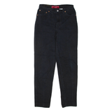 LEVI'S 512 Jeans Womens Black Slim Tapered W26 L30