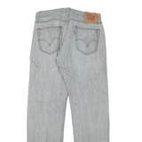 LEVI'S 514 Jeans Womens Grey Regular Straight W32 L32