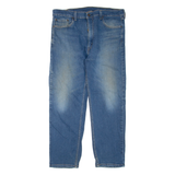 LEVI'S 505 Jeans Mens Blue Regular Straight Stone Wash W40 L30