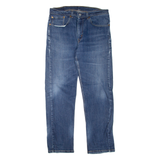 LEVI'S 505 Jeans Mens Blue Regular Straight Stone Wash W34 L32