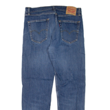 LEVI'S 505 Jeans Mens Blue Regular Straight Stone Wash W34 L32